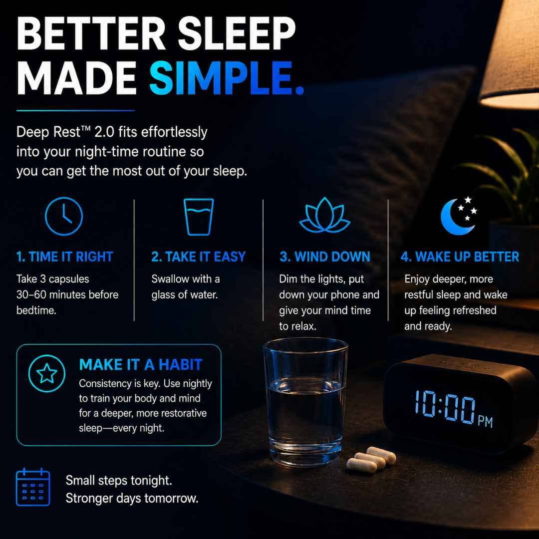 Deep Rest 2.0: Promotes Relaxation & Restful Nights